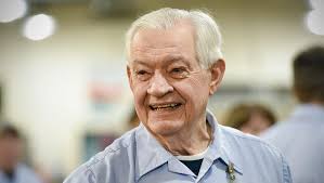 Postal worker makes final delivery