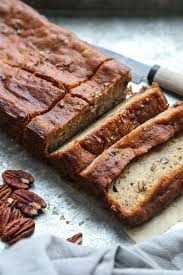 Maple Pecan Gluten Free Banana Bread Feed Me Phoebe Recipe Banana Bread Recipes Gluten Free Banana Gluten Free Banana Bread