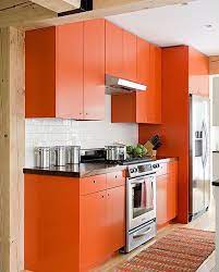 • traditional paneled cabinets give your kitchen a tailored look • cabinets ship next day. 27 Cheerful Orange Kitchen Decor Ideas Digsdigs