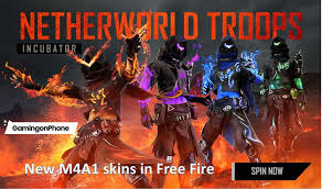 Melalui tool ini, pemain free fire dapat menggunakan berbagai fitur menarik di ff secara gratis tentunya. Free Fire Leaks Upcoming Netherworld M4a1 Skins In The Free Fire Incubator Set