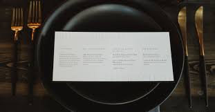 You put so much time into your wedding and choosing what will be served, it's only appropriate that the menu showcase beautifully all that you've planned. 25 Creative Wedding Menu Card Ideas