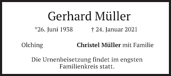 Born 3 november 1945) is a german retired footballer. Traueranzeigen Von Gerhard Muller Trauer Merkur De