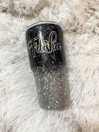 Black And Silver Ombre Tumbler Black And Silver Holographic Chunky Ombre Glitter Tumbler Chunky Glitter Tumbler Ombre Glit Glitter Tumbler Custom Tumbler Cups Tumbler Cups Diy