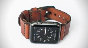 Vintage leather bands compatible with apple watch band 38mm 40mm 42mm 44mm,genuine leather retro strap compatible for men women iwatch se series 6/5/4/3/2/1(brown+black connector,42mm 44mm) 4.5 out of 5 stars 849. Bexar Leather Apple Watch Strap The Coolector