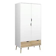 The wardrobe has trendy long handles along with the right side door being mirrored which give the. Free Standing Wardrobes Sets Sale Today At Furniturefactor Co Uk