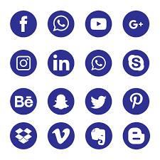 Blue Social Media Icons Social Icons Media Icons Blue Icons Png And Vector With Transparent Background For Free Download Social Media Icons Media Icon Social Media Icons Vector