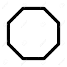 The tower of the winds in athens is another example of an octagonal structure. Octagon Eight Sided Polygon Royalty Free Cliparts Vectors And Stock Illustration Image 90570566