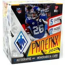 20 packs per box, 5 cards per pack. 2020 Panini Phoenix Football Hobby Box