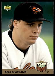 1993 Upper Deck Top Prospect #437 Brad Pennington Baltimore Orioles