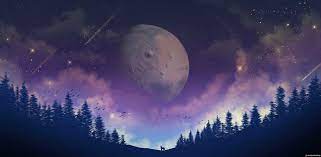 Maybe you would like to learn more about one of these? Moon Forest Purple Galaxy 4k Animated Wallpaper By C Motiondesktop Desktophut Com