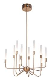 Craftmade 49610 Sb Led Satin Brass Valdi 26 1 2 Wide Integrated Led Chandelier In 2020 Traditional Chandelier Craftmade Led Chandelier