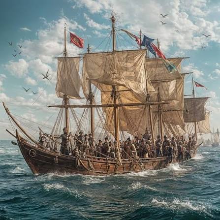 First Battle of Cannanore: A Cinematic Film Still - AI Art