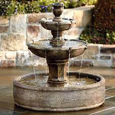 See these beautiful outdoor fountain photos here. Florence Newitalianartcompany Positano Concrete Pond Fountain Reviews Wayfair