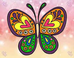 Pin De Eloisa En Creative Crafts Mandala Mariposa Arte Garabateado Mariposas Pintadas