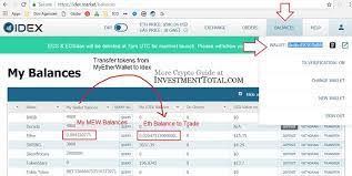 It will secure your wallet instead of loging in with your . Idex Crypto Exchange Review Guides Info Scam Or Legit