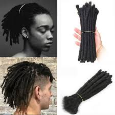 In recent times, dreadlocks are a. 8 Handmade Mens Dreadlocks 100 Human Hair Jamaican Dreads Locs Hair Extensions Ebay