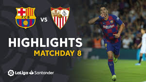 90+1alejandro jose hernandez hernandez awards sevilla fc a goal kick. Highlights Fc Barcelona Vs Sevilla Fc 4 0 Youtube