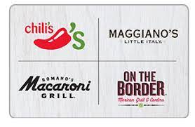 Their italian roots are infused with inventive and also modern flavors from fresh and family what are the terms: Pay 40 For A 50 Chili S Maggiano S Romano S Macaroni Grill Or On The Border Gift Card Modmomtv