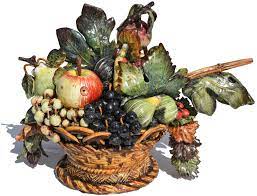 Maybe you would like to learn more about one of these? Large Hand Made Majolica Caravaggio S Fruits Basket Recuperando