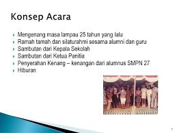Sabtu, 19 desember 2009 pukul : Proposal Reuni Perak Smpn 27 Jakarta Ppt Download