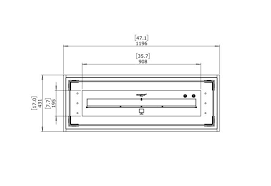 Fire pit ring inserts come in a wide variety of sizes and shapes, levels of quality, and in many cases, unique features that make an. Linear 50 Fire Pit Kit Made For Custom Design Mad Ecosmart Fire