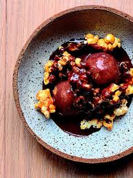 Recette Pop Corn Caramelise Sauce Chocolat Glace Caramel Beurre Sale De Cyril Lignac Marie Claire