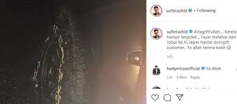 Check spelling or type a new query. Sufi Rashid Terlibat Kemalangan Selepas Cod Tempahan Pelanggan Tayar Meletup Saya Tarik Kuat Stereng Elak Langgar Tebing Hiburan Mstar