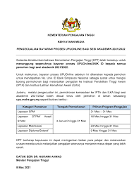 Syarat pemilihan murid tingkatan empat (4) sbp. Muafakat Mrsm Parit Posts Facebook