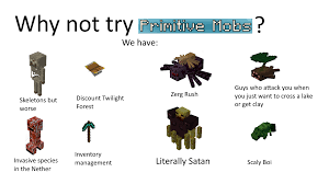 Primitive mobs mod 1.12.2/1.7.10 gives minecraft lots of epic mobs. Why Not Try Primitive Mobs R Feedthememes