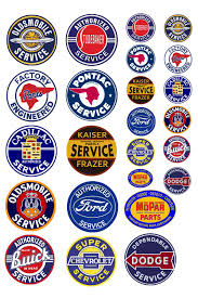 1 25 G Scale Vintage Automobile Service Shop Garage Signs Vintage Cars Model Trains Vintage Signs