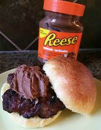 Reese Peanut Butter Chocolate Jelly Burger Heather S Eats