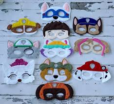 Pfote Patrol Masken Etsy Paw Patrol Masks Paw Patrol Costume Skye Paw Patrol Costume
