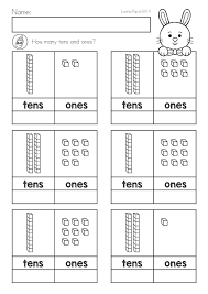 Spring Kindergarten Math And Literacy Worksheets Activities No Prep Place Value Place Value Worksheets Kindergarten Worksheets Literacy Worksheets