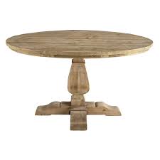 table ronde de salle a manger en bois recycle d 140 cm lourmarin mesa redonda comedor mesas de comedor extensibles mesas de comedor