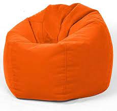 Chill sack bean bag chair: Orange Bean Bag Buy Online At Best Price In Uae Amazon Ae