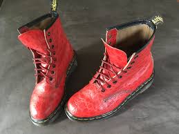 Martens men's 1460 classic boot, cherry red rouge leather, 11 m average rating: Dr Martens Croco 38 Www Macj Com Br