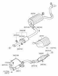 Muffler Exhaust Pipe 2010 Hyundai Elantra Touring