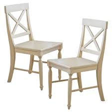 Set Of 2 Rovie Acacia Wood Dining Chair Antique White Christopher Knight Home Wood Dining Chairs Dining Chairs Dining Room Chairs