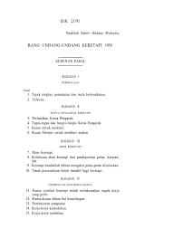 Undang dasar negara republik indonesia tahun 1945; D R 21 91 Rang Undang Undang Keretapi Naskhah Sahih Bahasa Malaysia Susunan Fasal Bahagian