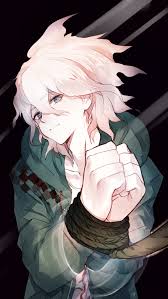 Fanart Meme Traps Anime Characters Behind Smartphone Glass Anime Nagito Komaeda Danganronpa