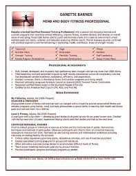Cv personal profile example for customer service. Personal Trainer Resume Example Sample