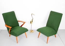 Close out fabric sale, up to 75% off. Set Of Two 1950s Lounge Chairs In Boucle Fabric Pine Wood 96570