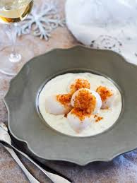 Noix De Saint Jacques A L Orange Et Au Chorizo Recipe En Francais Recettes My Parisian Kitchen Bread Crumbs Chorizo Food Recipes