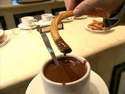 Churros And Hot Chocolate Recipe Hot Chocolate Recipes Food Food Network Recipes