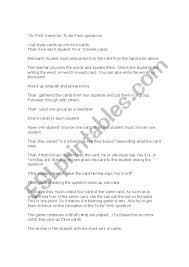 For example, if you have. Go Fish Game For To Be Form Questions Esl Worksheet By Mcfee22