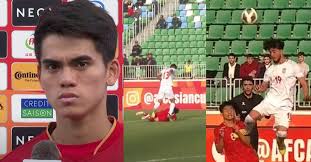 Văn Khang ấm ức tố trọng tài gây bất lợi với tình huống đầy tranh cãi khiến  U20 Việt Nam bị loại