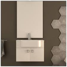 Specchio da bagno moderno con decoro cornice in vetro e luci led tara specchio led a goccia con ingranditore 90 x 90 x 2 5 cm arredo bagno moderno specchio led. Bagno Italia Mobile Arredo Bagno Moderno 70 Cm Sospeso Moderno Bianco Con Specchio Eprice