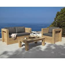 Divanetto Da Giardino In Legno 2 Posti Brehat Banco De Jardin Muebles Para Terrazas Muebles De Exterior