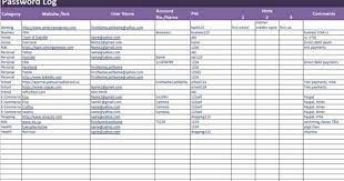 Password Log Excel And Pdf Template Password Tracker Spreadsheet Password Keeper Printable Editable File Password Tracker Excel Password Keeper Printable