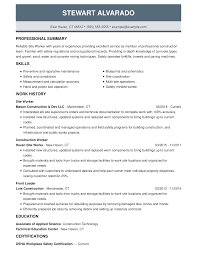 Transferable Job Skills Construction Industry Myperfectresume